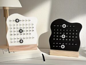 DIY Wooden Desktop Calendar – Boost Productivity & Style Your Desk | Malaysia Ready Stock