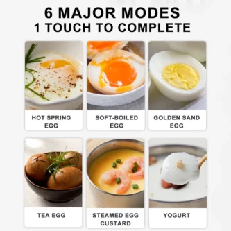 [Rujukan SG] 🔥 Pembuat Telur Rebus Mini – “Sokong Rasa Sarapan” Semua Pengguna Singapore Puas! Automatik, 7 Mod, Soket 3‑Pin